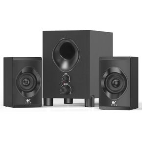 OROW Bluetooth Computer Speakers,PC Speaker with Subwoofer,Front Knob 18W Wireless PC Speakers,Support AUX&Bluetooth Play,Great for Party/Game/TV (S213)