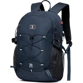 OIWAS Hiking Backpack, Water Resistant Camping Backpack with Hydration Bladder Outlet, 20L Lightweight Hiking Daypack, Travel Daypack for Men and Women Outdoor Small Hiking Backpacks