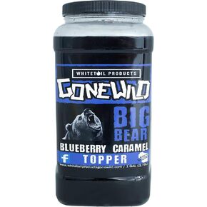 0394 Big Bear Attractant Blueberry Caramel Bear Topper Liquid - 1 Gallon