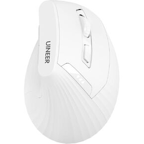 Vertical Mouse Wireless,Bluetooth Mouse with BT5.0/4.0/2.4G, Rechargeable with Battery Indicator,Ergonomic Design for Comfort and Reduced Wrist Strain, Ideal for Home,Office Use,Black