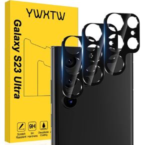 YWXTW [ 2023 Upgraded Alignment Tool for Samsung Galaxy Z Flip 5 Screen Protector, 2 Pack Inner Soft EPU + 2 Pack Front Tempered Glass + 2 PCS Metal Camera Lens Protector, Case Friendly