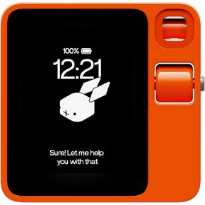 rabbit r1 Voice-Activated AI Assistant Device — No Subscription Fees — AI Voice Recorder with Transcription & Summarization, Study Aid, Meeting Assistant, Magic Camera, 100+ Language Translation
