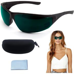 Red Light Therapy Glasses，Tanning Goggles for Eye Protection，IPL Laser Safety Glasses 200nm-2000nm for Laser Hair Removal and Laser Cosmetology Operator