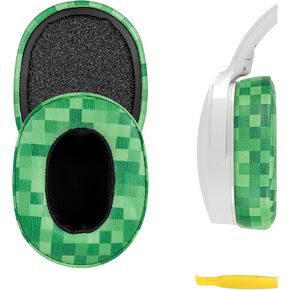 Geekria Quickfit Replace Palcs متوافقة مع Skullcandy Crusher Wireless ، Crusher Evo ، Crusher ANC ، Hesh 3 ، Hesh Evo ، Hesh ANC ، Venue ANC Headphones ، أجزاء إصلاح (أسود)