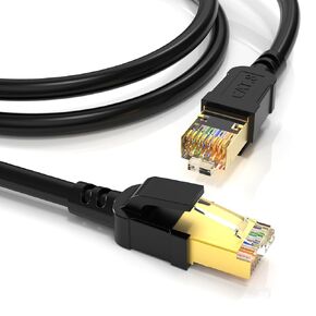Cat 8 Ethernet Cable ، High Speed ​​40GBPS 2000MHz Network Cord CAT8 RJ45 CABLES INDOOR HUCHED DUTIC