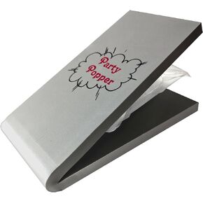 Party Popper - Home Invasion Burglar Deterrent Gunshot Noise Sound Maker - Personal Protection Device - Plastic, Gray