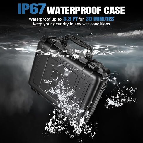 Starlink Mini Case, IP67 Waterproof for Starlink Accessories, Hard Case with Foam Precision Cut for Starlink Mini Dish Kit in Saudi Arabia