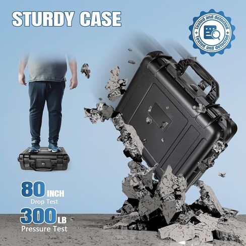 Starlink Mini Case, IP67 Waterproof for Starlink Accessories, Hard Case with Foam Precision Cut for Starlink Mini Dish Kit in Saudi Arabia
