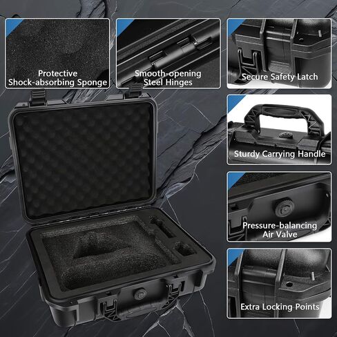 Starlink Mini Case, IP67 Waterproof for Starlink Accessories, Hard Case with Foam Precision Cut for Starlink Mini Dish Kit in Saudi Arabia