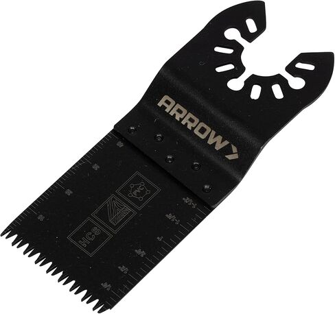 Arrow OSC201VP-3 Titanium Metal/Wood Variety Pack Oscillating Tool Blades for Metal, Wood, Wood with Nails, PVC, Copper Pipe, Drywall, Universal, Fits Most Multitools, 1-1/4, 1-1/4, 1-3/4, 3-Pack in Saudi Arabia