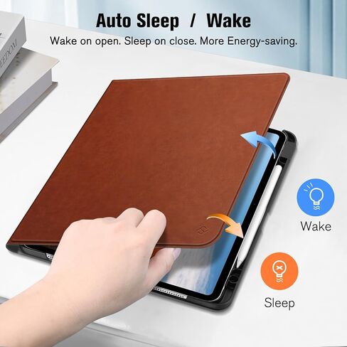 Fintie Magnetic Case for iPad Pro 13-inch (M4) 2024 - [Built-in Pencil Holder] Multiple Angles Viewing Hard Shell Smart Stand Cover, Auto Sleep/Wake, Black in Saudi Arabia