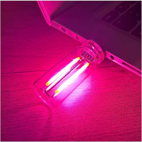 Retro Car Lamps, USB LED Car Interior Atmosphere Lights,Touch Control LED Night Light Mini USB Lamp with Multi-Color Ambient Lights for Car, Bedroom (Red) in Saudi Arabia