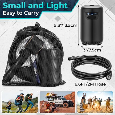 Portable Shower for Camping,6000mAh Rechargeable Camping Shower with Intelligent LED Display,IPX7 Waterproof Outdoor Shower Kit for Hiking, Travel, Car, Pet in Saudi Arabia
