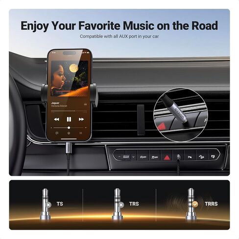 UGREEN USB C to Aux 3.5mm Car Audio Cable TRRS Male Headphone Cord 3.3FT in Kuwait