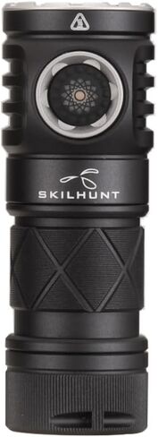 SKILHUNT EC200S-Mini 1400+570 lumens Dual Channel Powerful EDC USB-C Rechargeable LED Flashlight - Lightweight, Compact Pocket Light Camping Hiking Running Waterproof Outdoor (High CRI 4500K, Brown) in Saudi Arabia