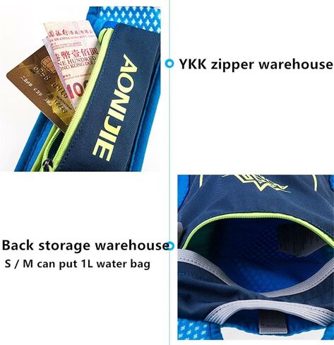 AONIJIE Lightweight Unisex 5.5L Running Race Hydration Vest Hydration Pack Backpack Riding Bag in Saudi Arabia