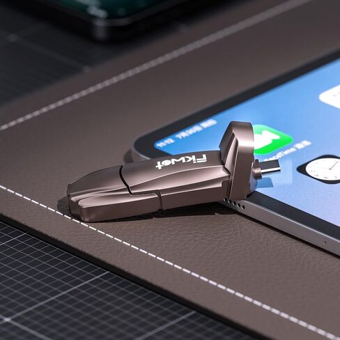 External SSD USB Flash Drive 2TB, Up to 2050MB/s 2-in-1 Type C+ USB A USB3.2 Gen2 Solid State Thumb Drive SSD Stick for iPhone 15/16/Android/Windows/Mac/PC/Laptops in Saudi Arabia