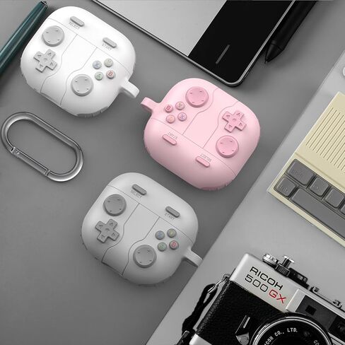 Compatible Airpods 4 Generation Case Cover (2024) - Compatible with AirPods 4th Generation Case, Game Console Design Case, with Cleaner Kit and Keychain in Saudi Arabia