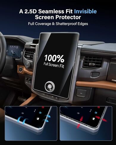 14" Car Screen Protector 【Smooth as Silk】 for 2022 2023 2024 Lexus NX250/NX350/NX350h/NX450h+ Accessories GPS Navigation Touchscreen 9H Tempered Glass Compatible with 2022-2024 NX - HD Clear in Saudi Arabia