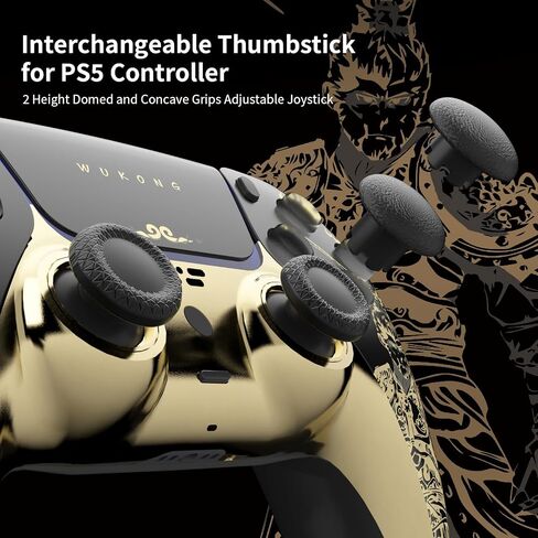 Touchpad Front Shell Compatible with PS5 Controller BDM-010 020 030 040 050, Replacement Faceplate Custom Touch Pad Cover Set and Decorative Trim Shell with Thumbsticks Kits for PS5 Controller in Kuwait