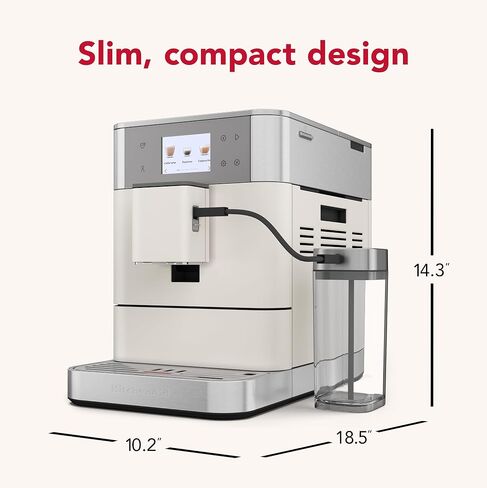 KitchenAid Fully Automatic Espresso Machine KF7, KES8557, Porcelain White in Saudi Arabia