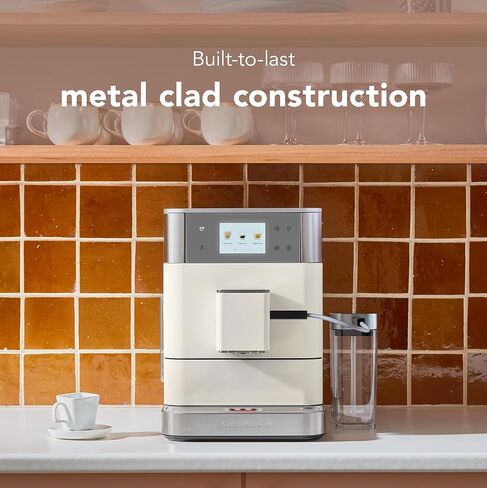 KitchenAid Fully Automatic Espresso Machine KF7, KES8557, Porcelain White in Saudi Arabia