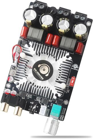 لوحة ZK-2202 فئة D مكبر للصوت ، رقاقة TPA3251 ، 220W × 2 ستيريو/350W سد (مفتاح DIP) ، RCA/AUX/XH2.54-3P المدخلات ، DC12-36V مع مروحة التبريد in Kuwait