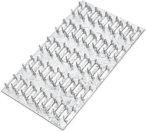Truss Plates 3x4 Inch Truss Brackets for Wood, 20 Pack Galvanized Mending Plates for Wood Connection, Easy to Use Truss Connectors for Wood-to-Wood Reinforcing in Saudi Arabia