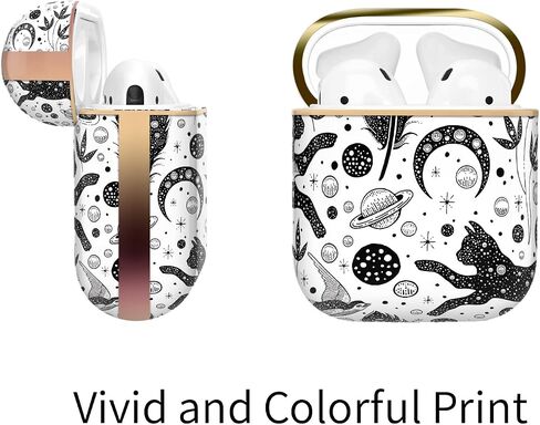 Berkin Arts Compatible with AirPods 3rd Generation Case Ultra Slim Protetive Cover with Keychain Space Art Cosmic Night Background in Saudi Arabia