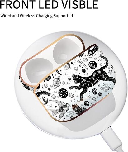 Berkin Arts Compatible with AirPods 3rd Generation Case Ultra Slim Protetive Cover with Keychain Space Art Cosmic Night Background in Saudi Arabia
