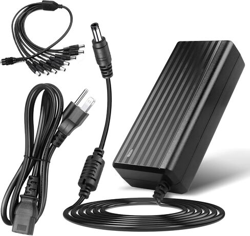 12V 5A Power Supply Adapter - LeTaoXing AC 100-240V 50/60Hz to DC 12V/5A 60W 12 Volt 5amp LED Driver Transformers Universal Switching for LED Strip Light CCTV Cameras in Saudi Arabia