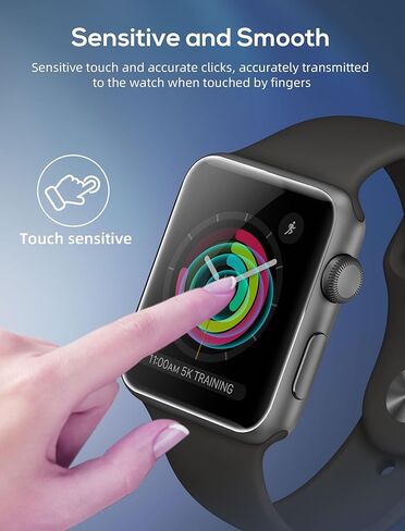 Watbro [8 Pack] Screen Protector for Apple Watch 49mm Ultra 2/1 Anti-Scratch,iWatch Self-Healing Soft TPU,Bubble-Free,HD Clear Soft Watch Film,Touch Sensitive,Ultra-thin for iWatch Accessories in Saudi Arabia