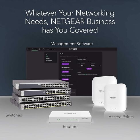 NETGEAR 16-Port Gigabit Ethernet Unmanaged PoE Switch (GS516UP) - with 8 x PoE+ and 8 x Ultra60 PoE++ @ 380W, Desktop or Rackmount, and Limited Lifetime Protection in Kuwait