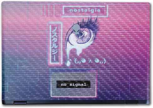 Laptop Skin Compatible with Alienware M16 R2 (2024) - Sad Nostalgia - Premium 3M Vinyl Protective Wrap Decal Cover - Easy to Apply | Crafted in The USA by MightySkins in Saudi Arabia
