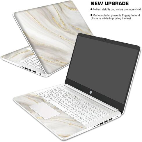 Laptop Skin Decal HP 14" - Marbling, Laptop Cover Sticker, No Cutting Required, No Bubble, Waterproof, Scratch Resistant - Including Wide Screen and Wrist Pad in Kuwait