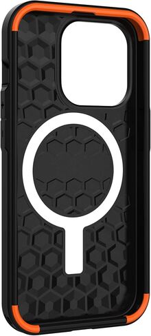 URBAN ARMOR GEAR UAG Designed for iPhone 14 Pro Case Black 6.1" Civilian Built-in Magnet Compatible with MagSafe Charging Sleek Ultra Thin Slim Dropproof Shockproof Protective Cover in Saudi Arabia