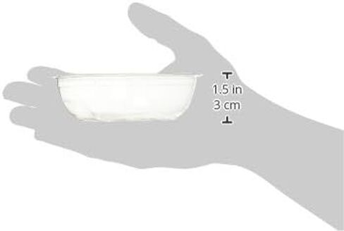 ECO PRODUCTS Compostable 8oz Round Deli Containers, Case of 500, Clear Green, Veridian, Meal Prep, Lids Sold Separately, Made from PLA Plastic, A Renewable Material Made from Plants in Kuwait