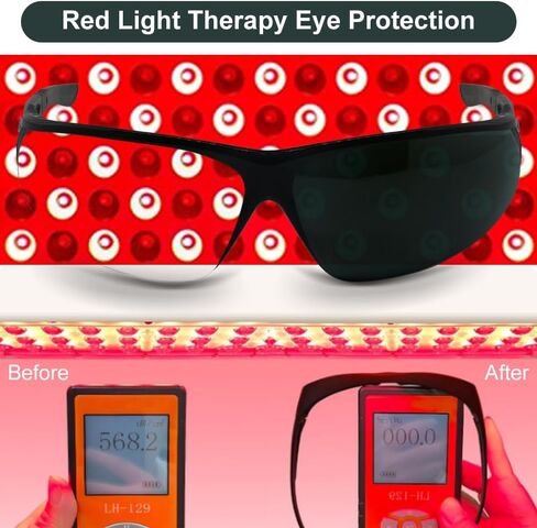 Red Light Therapy Glasses，Tanning Goggles for Eye Protection，IPL Laser Safety Glasses 200nm-2000nm for Laser Hair Removal and Laser Cosmetology Operator in Saudi Arabia