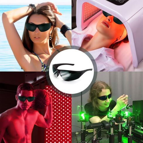 Red Light Therapy Glasses，Tanning Goggles for Eye Protection，IPL Laser Safety Glasses 200nm-2000nm for Laser Hair Removal and Laser Cosmetology Operator in Saudi Arabia