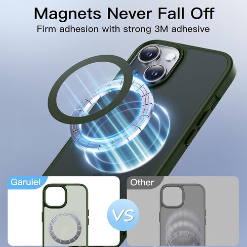 for iPhone 15 Case, Convenient & Fast Magnetic Phone Case Compatible with MagSafe, Shockproof Mil-Grade Protection, Slim Case for Wireless Charger, Magnetic Car Holder and More, Sakura Pink in Saudi Arabia