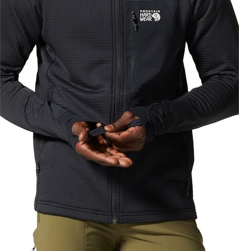 Mountain Hardwear mens Polartec Power Grid Full Zip Hoody in Kuwait