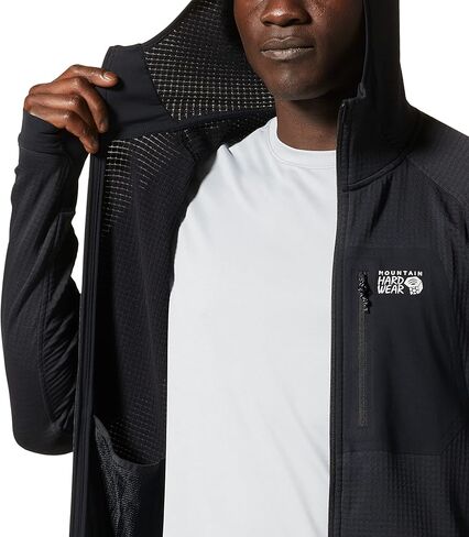 Mountain Hardwear mens Polartec Power Grid Full Zip Hoody in Kuwait