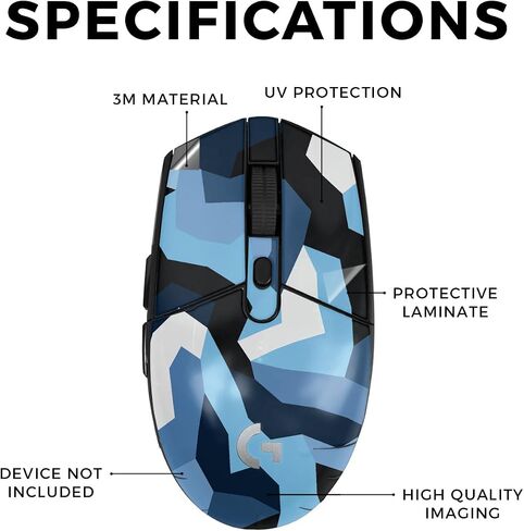 لامع اللمعان البشرة الماوس المتوافقة مع Logitech G305 Lightspeed - Puzzle Cube - Premium 3M Vinyl Protction Wrap Cover - من السهل تطبيق | مصنوع في الولايات المتحدة الأمريكية من قبل Mayyskins in Saudi Arabia