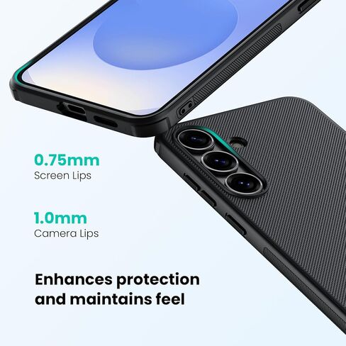 Nillkin Magnetic Shockproof for Samsung Galaxy S25 Ultra Case Magsafe, [Military-Grade Protection] [Anti-Scratch & Slip] [Compatible with MagSafe] Slim Case for Galaxy S25 Ultra Case Magsafe, Black in Saudi Arabia