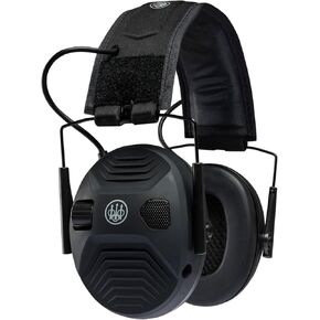 Beretta Electronic Earmuffs - 32dB SNR Protection | Compact Active Electronic Noise Reduction Headset for Shooting Range