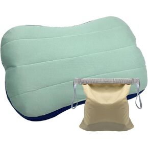 Inflatable Pillow， Camping Pillow with Removable Cover，Ultralight Inflatable Pillow for Neck Lumbar Support - Upgrade Backpacking Pillow - Washable Travel Air Pillows for Camping, Hiking, Backpacking