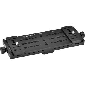 SUNWAYFOTO TT-01 Tripod Tactical Table, Tac-Table, Multi-Purpose Mounting Platform, Integrated Arca Rail, 1/4" and 3/8",Hunter Tripod Plate,11.2''x3.6''(285mmx91mm)