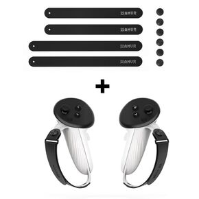AMVR Adjustable Controller Grips And Adjustable Long Knuckle Straps For Big Hands