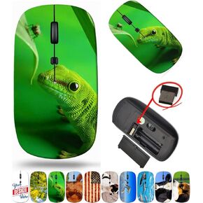 maizi Mouse Wireless for Mac Computer Personal Laptop, Mice Wireless Image ID: Head of a Cow Against The Sky Lightweight 2.4G USB Receiver Production in USA
