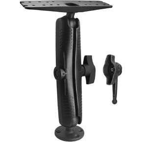 2.25" / D Size Ball Fish Finder Mount with Medium Arm, Super Load-Bearing Marine Electronic/Depth Finder Mount for Boat, Compatible with Garmin, Lowrance, Humminbird and More